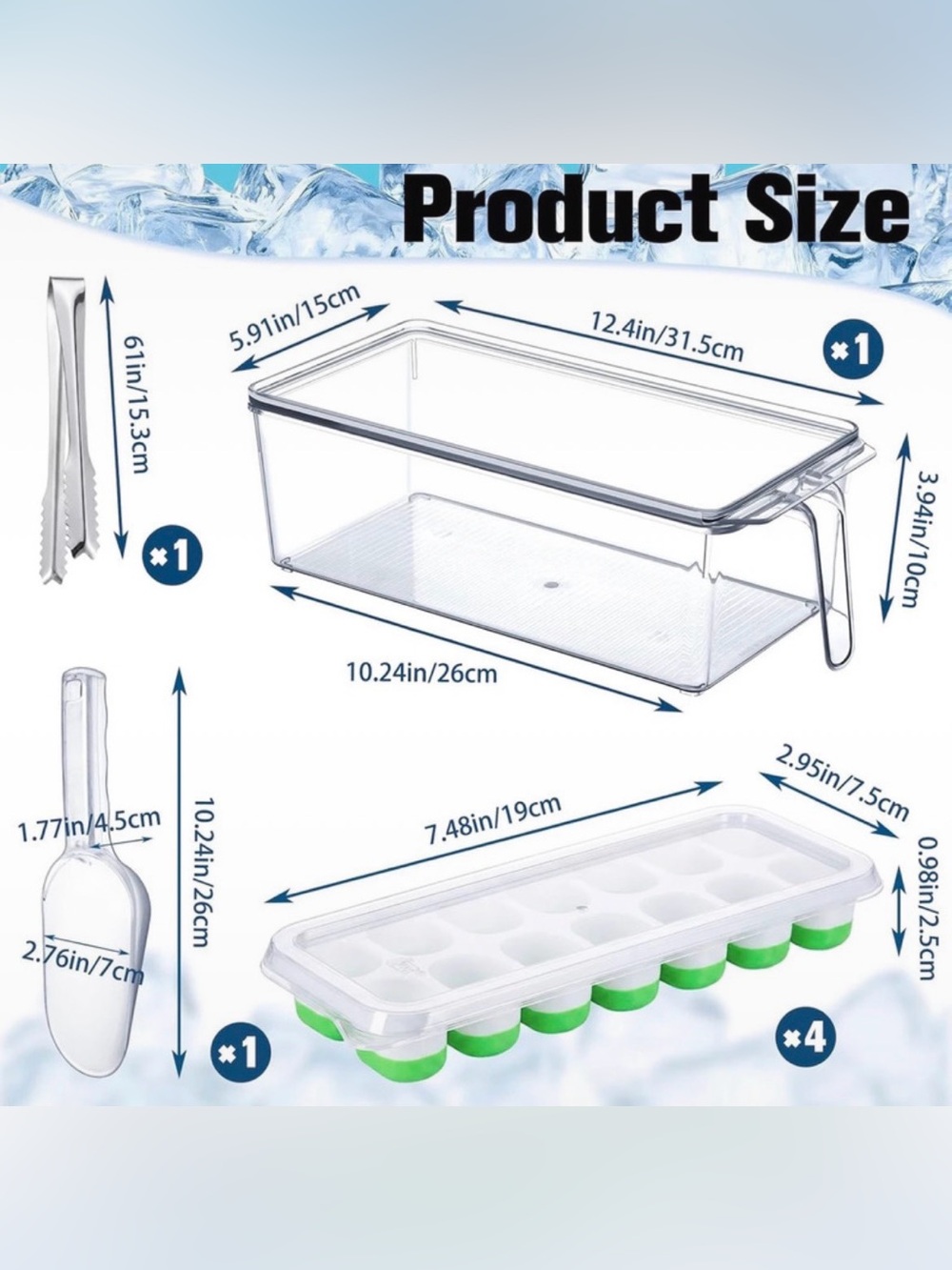 Mini Ice Cube Making Set - Picture 2 of 2
